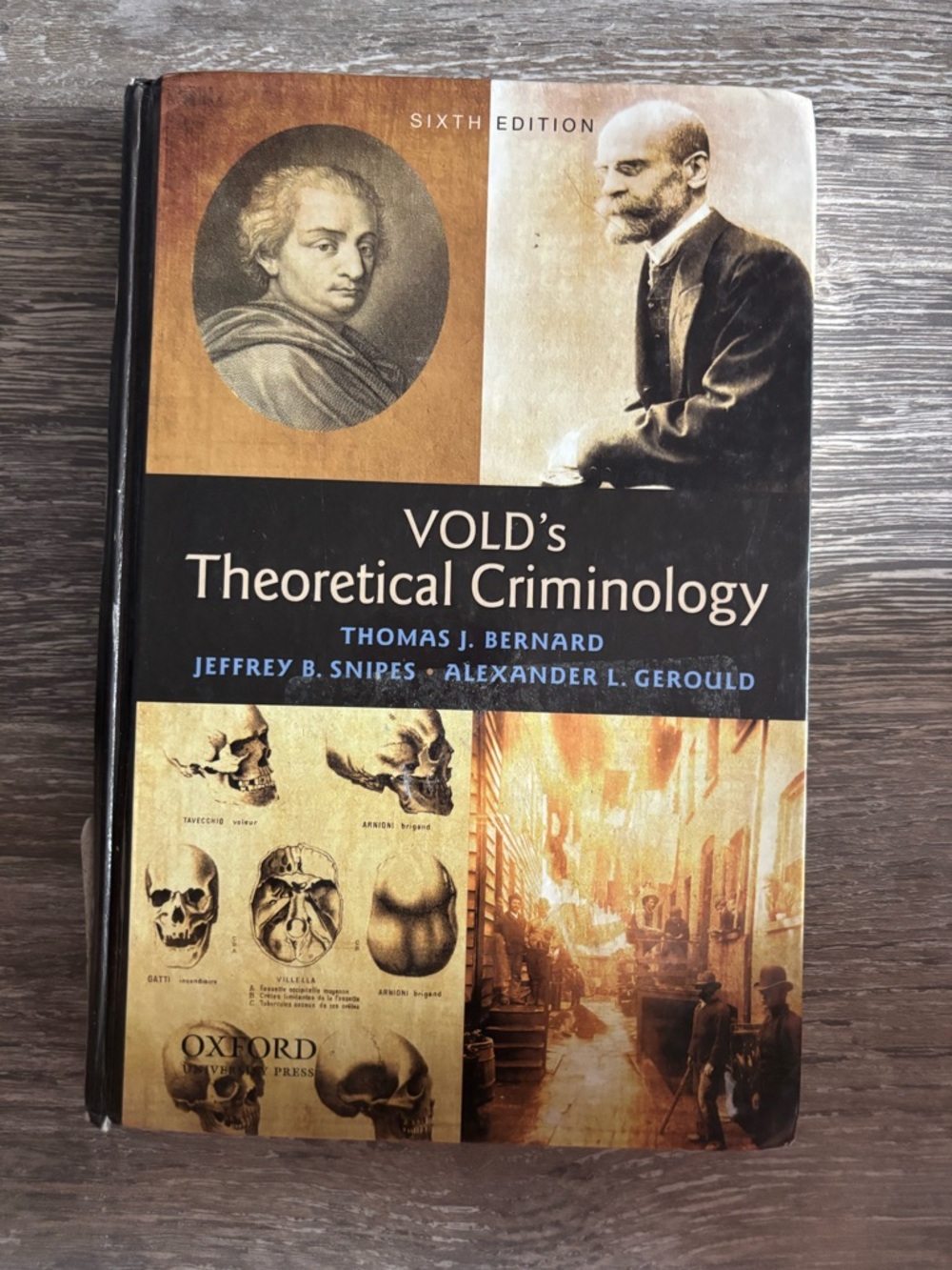 Vold's Theoretical Criminology - Black & Brown Hardcover